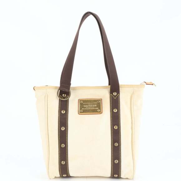 LOUIS VUITTON Handbags - Louis Vuitton Antigua Cabas MM M40036 Leather Tote Bag Shoulder Handbag Women's